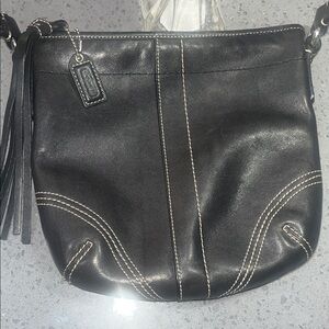 Vintage Coach Soho crossbody or shoulder bag with tassel